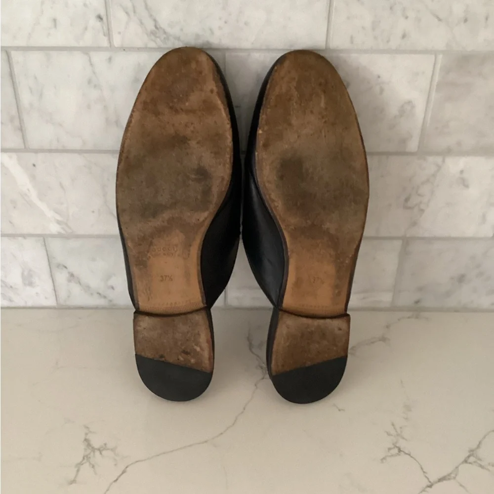 Gucci Princetown Leather Mules, Size 37.5 - Picture 11 of 13